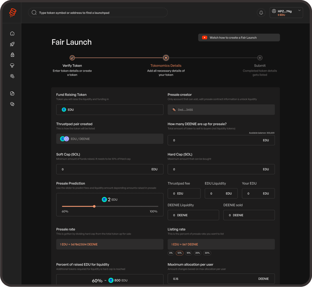 Launchpad Fair Launch