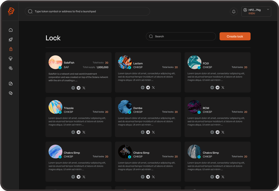 Launchpad - Lock