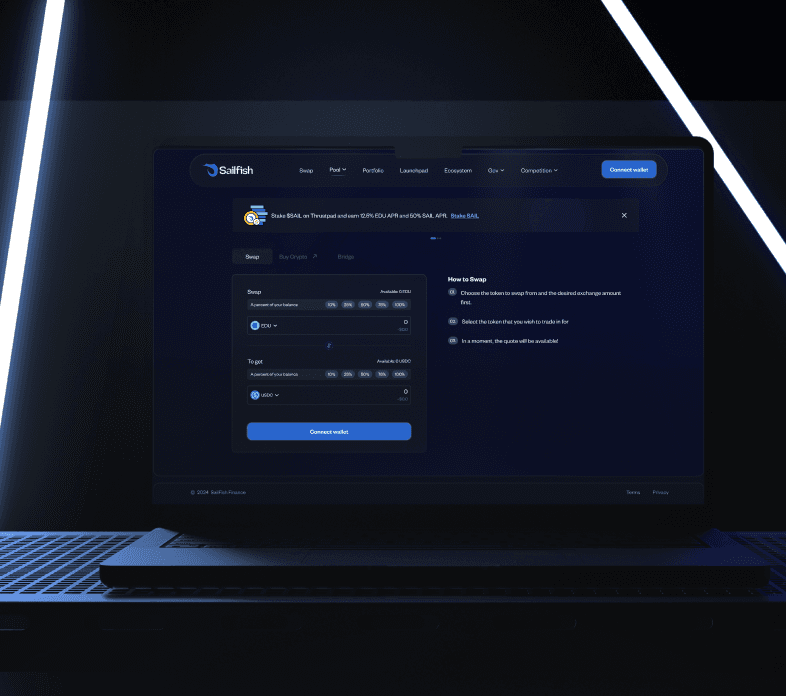 Sailfish landing page