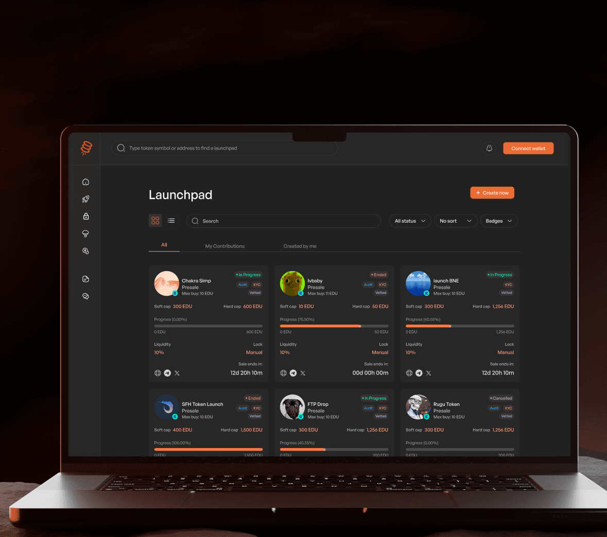 Thrustpad landing page