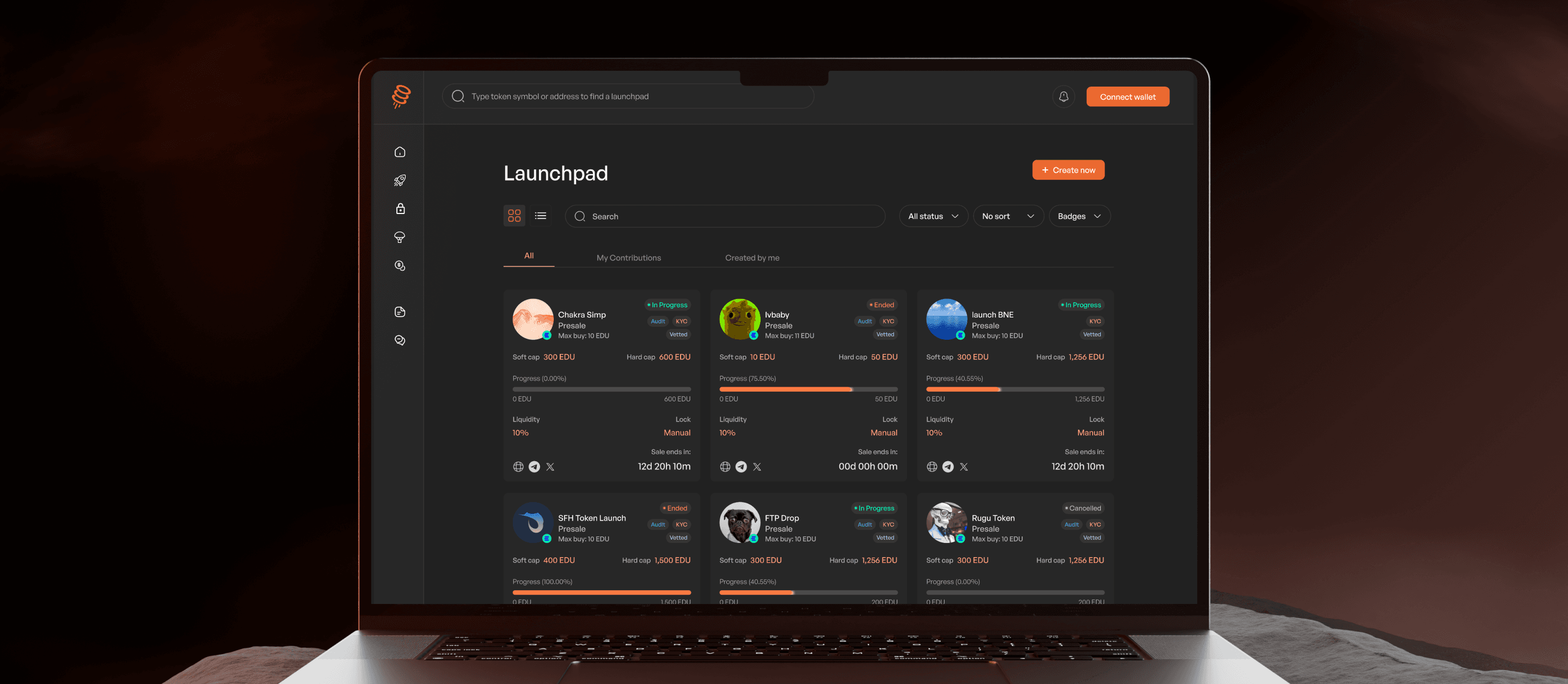 Thrustpad landing page